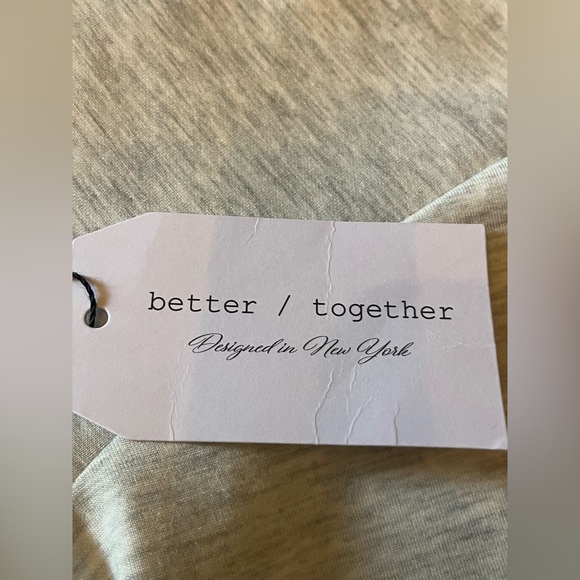 NWT Better Together 2 Piece Light Gray Hooded Sweatsuit Outfit in Size XS - Picture 14 of 14